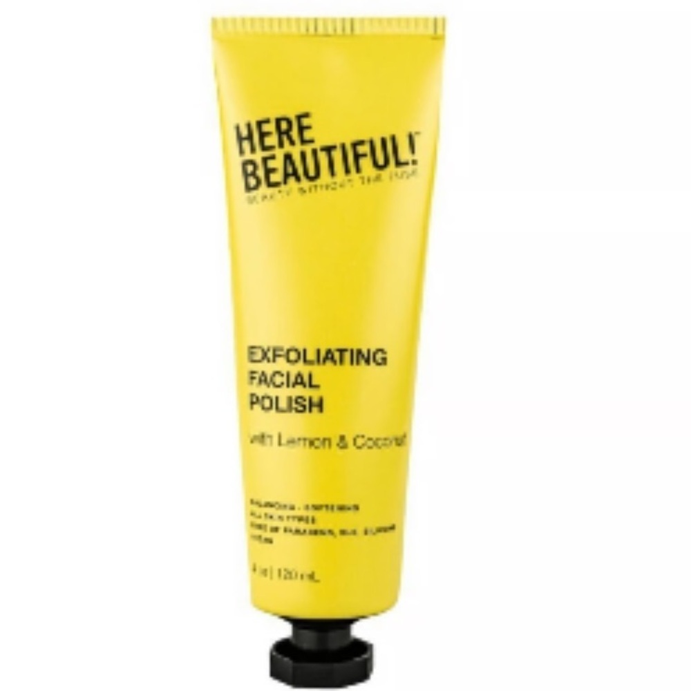 Here Beautiful! Exfoliating Facial Polish Skincare New Size 4oz